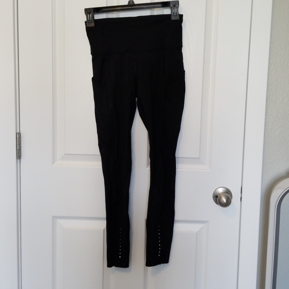 Lululemon Fast & Free 7/8 Pant Black Size 4
